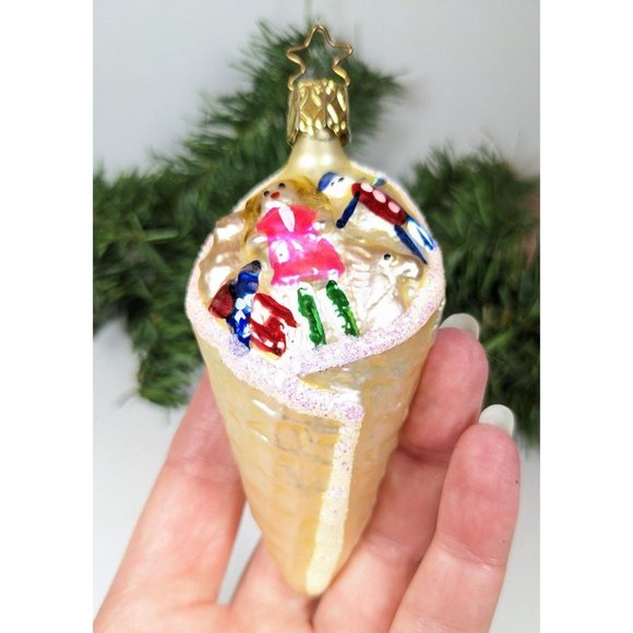 Cornucopia of Toys Retired Inge Glas Old World Christmas Ornament - Picture 3 of 5
